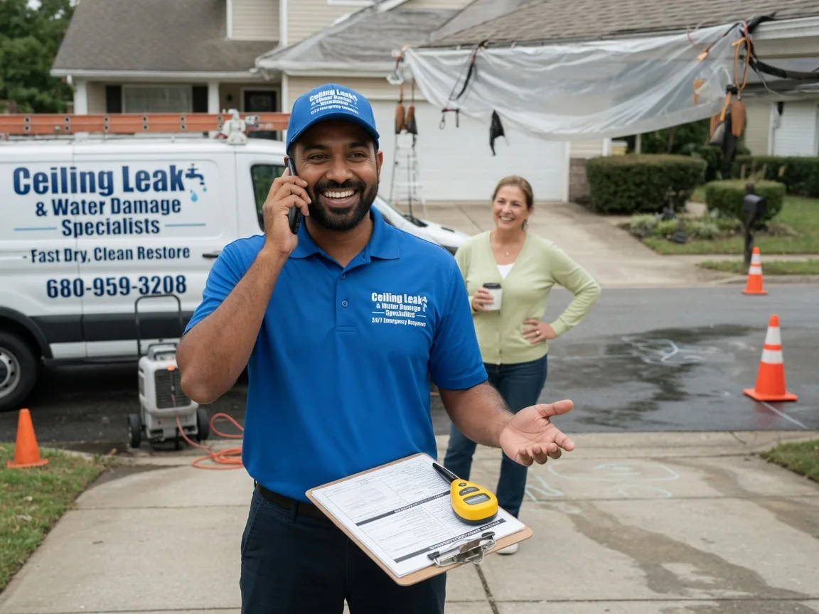 Ceiling Leak Cleanup Brookville, KS FAQs